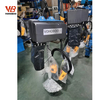 1 Ton European Electric Chain Hoist with Motorized Trolley and Smooth Travel Function for Overhead Crane Systems