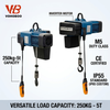 Variable Frequency VFD Control 250kg to 5t European Type Electric Hoist with Dual Speed Positioning for Precision Logistics Warehouse