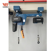 1 Ton European Electric Chain Hoist with Motorized Trolley and Smooth Travel Function for Overhead Crane Systems