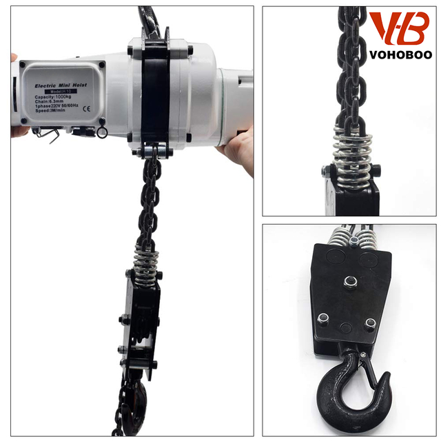 Durable BCD Mini Electric Chain Hoist with Lightweight Body and Reliable Performance for Industrial Applications
