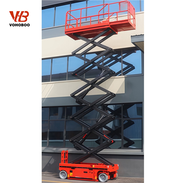 Mobile Scissor Aerial Work Platform with High Load Capacity and Smooth Vertical Lifting