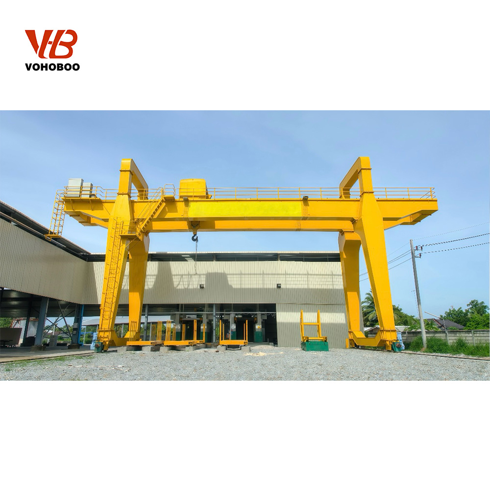 20 Ton Rail Mounted Gantry Crane with Precision Lifting Mechanism for Logistics, Container Yards And Manufacturing Plants
