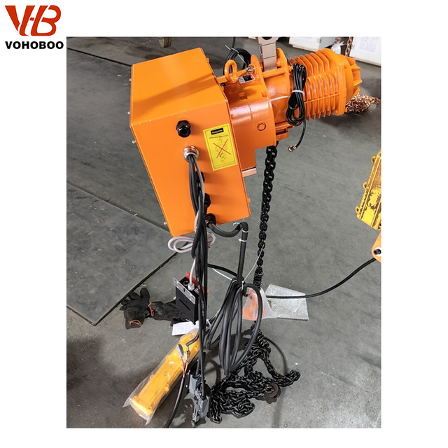 HHBB Type Electric Chain Hoist with Low Noise Motor and Smooth Operation for Factory Material Handling