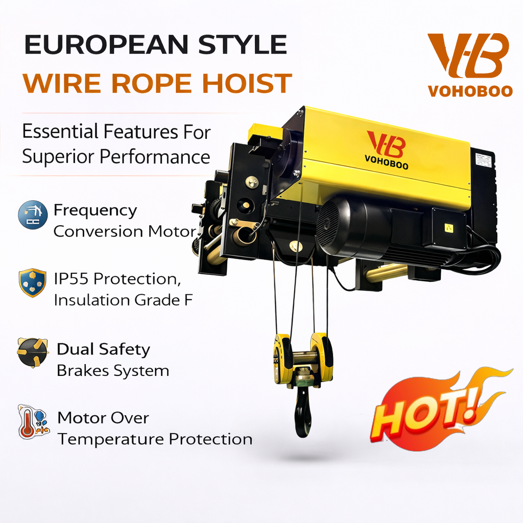 European Wire rope hoist4