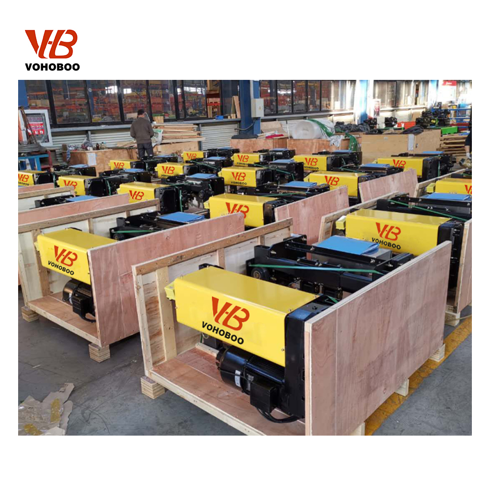 3.2T 6M High Quality European Type Electric Wire Rope Hoist for Single or Double Girder Crane