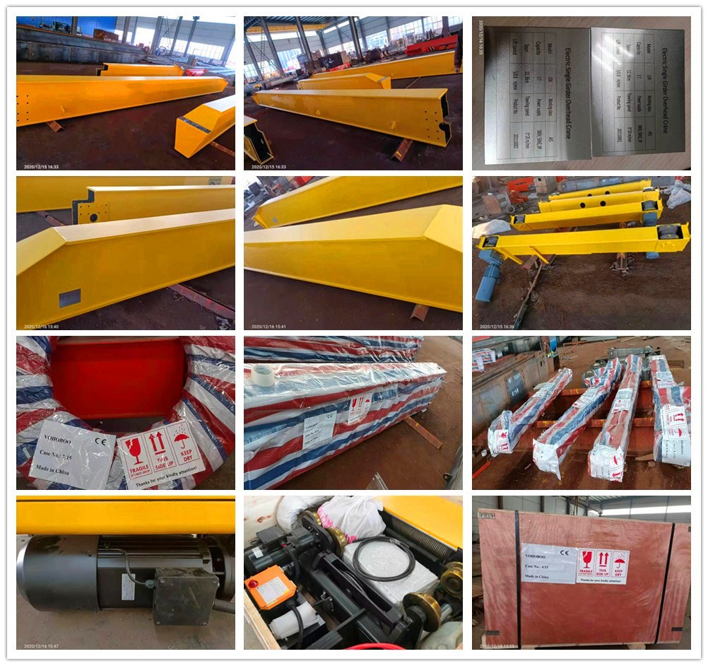 5T European type overhead crane
