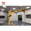 3 Ton Column Mounted Jib Crane with Motorized Rotation for Factory Indoor Material Transfer VOHOBOO