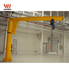 2 Ton Rotating Column Jib Crane with Reinforced Base Plate for Enhanced Lifting Stability VOHOBOO