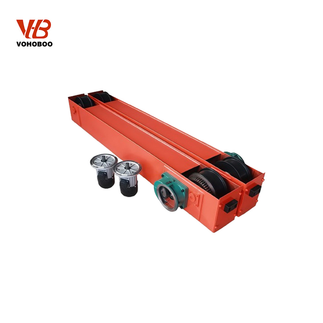 Customized Crane End Carriage with High Strength Wheels and Durable Steel Structure