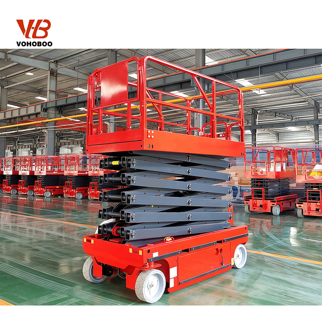 Mobile Scissor Lift Platform with Compact Design And Easy Movement for Warehouses And Factories