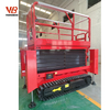 230KG 14 Meter Towable Scissor Lift with Wide Platform for Roofing, Cleaning, and Exterior Building Work