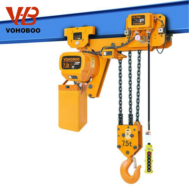 Powerful HHBB Electric Chain Hoist 10 Ton with Smooth Operation and Remote Control System for Safe Handling