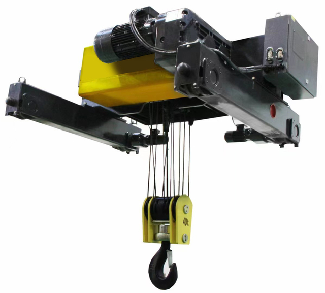 Versatile European Electric Wire Rope Hoist with Applications in Warehousing and Manufacturing
