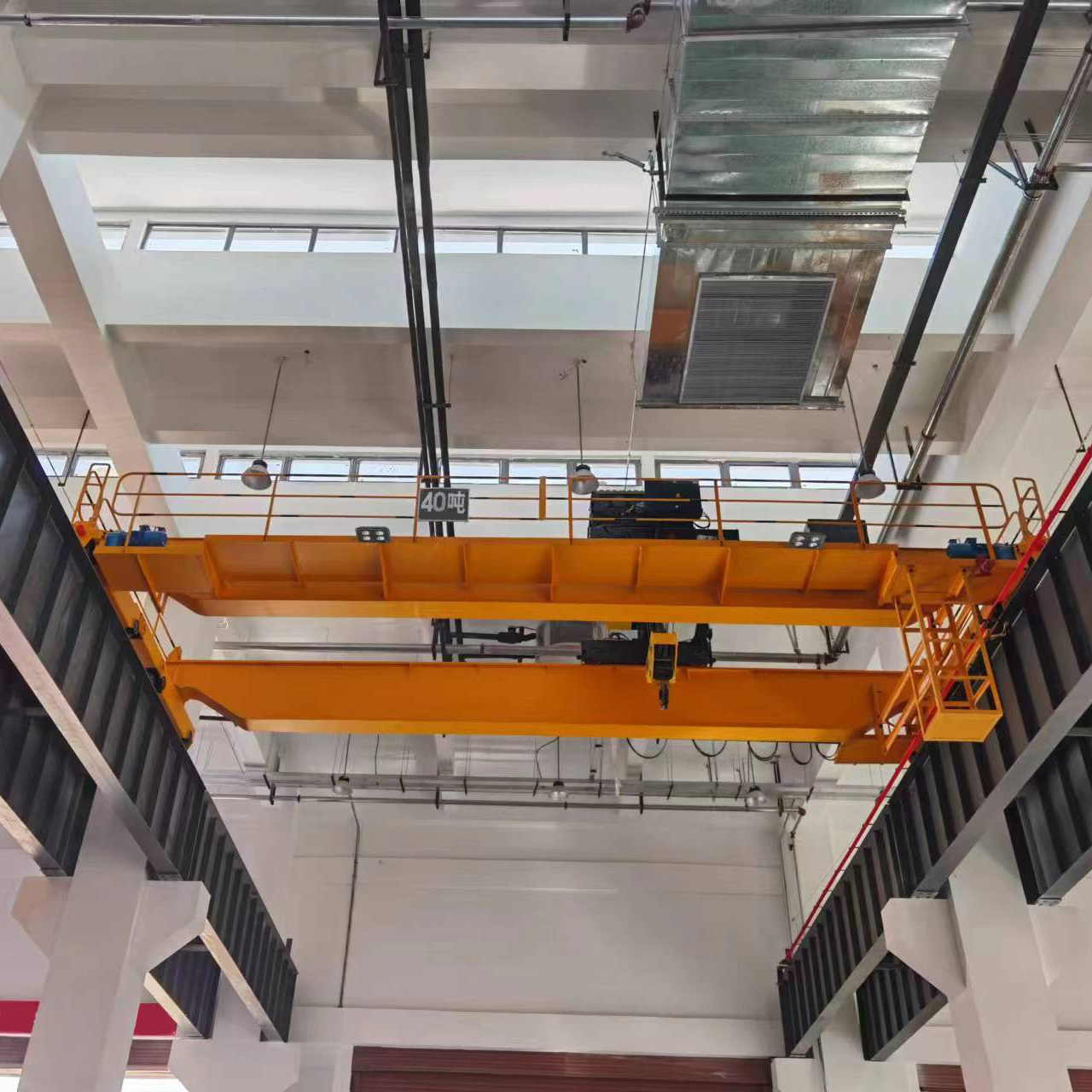 20Ton Double Girder Overhead Crane with Trolley for Industrial Manufacturing Plant Material Handling Efficiency