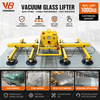 CE Certified 400-1000kg Electric Vacuum Glass Suction Cup Lifter Battery Powered Mobile Glazing Robot for Construction Granite Marble Panel Handling