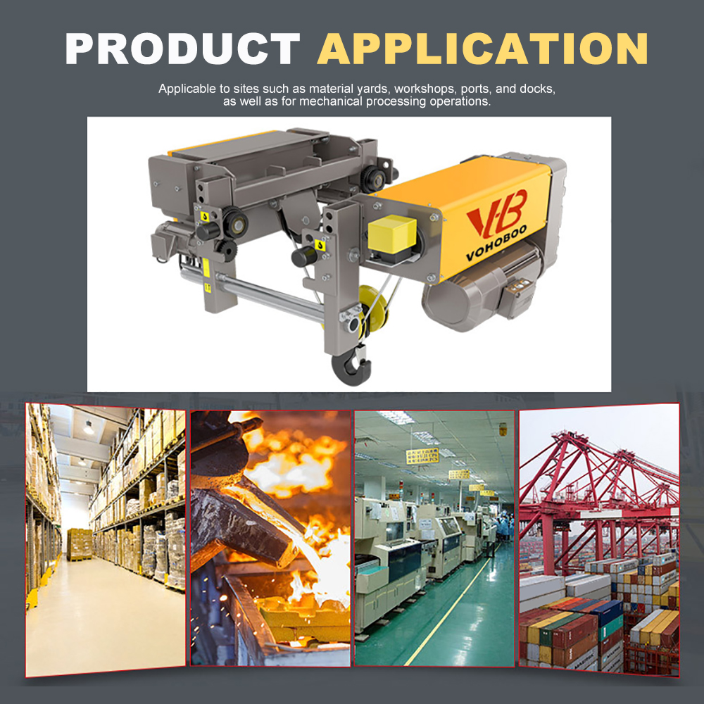 CE FEM2m IP55 380V 1t 2t 3t 5t 10t European Wire Rope Hoist Workshop Factory Price OEM Wholesale Customized