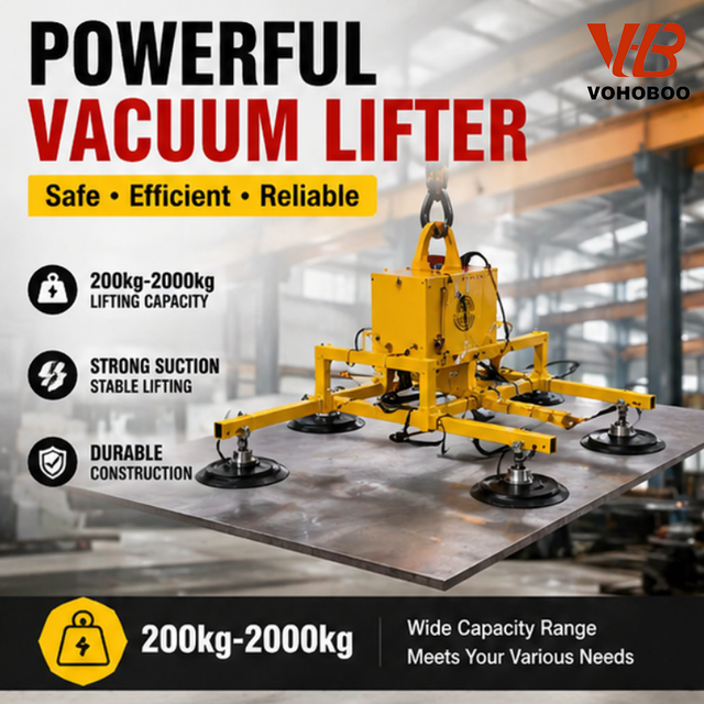 CE Certified 400-1000kg Electric Vacuum Glass Suction Cup Lifter Battery Powered Mobile Glazing Robot for Construction Granite Marble Panel Handling