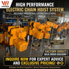 M5 Work Level High Proformance IP55 ER Type Electric Chain Hoist