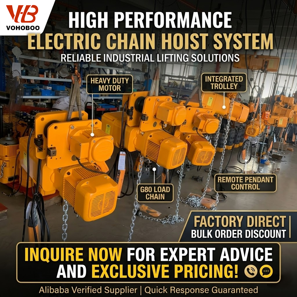 M5 Work Level High Proformance IP55 ER Type Electric Chain Hoist