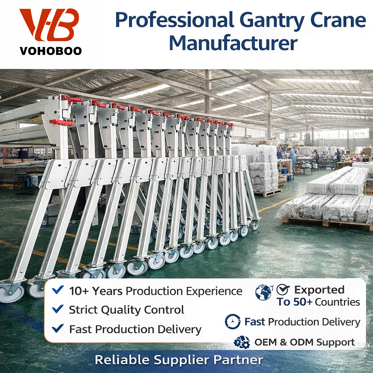 CE Certified 0.5T-5T Portable Mobile Aluminum Gantry Crane Adjustable Height Foldable A-Frame Workshop Lifting Crane with Electric Chain Hoist OEM Available